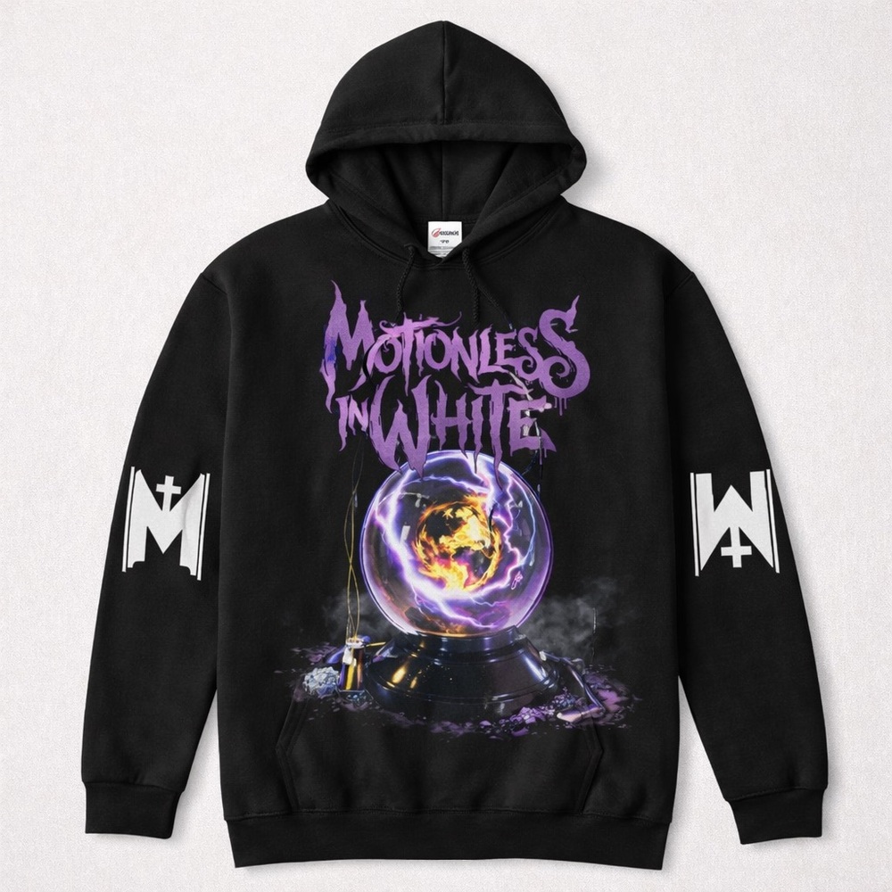 Motionless in White. Hoodie Gildan Sz S-2XL.
